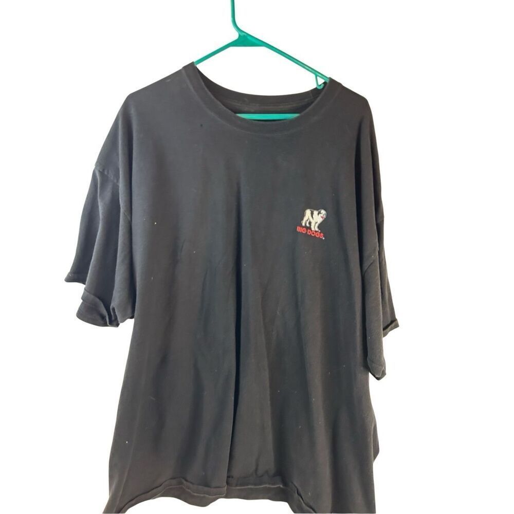 Big Dogs Black‎ T-shirt 3x holes Stars Dog Wars "The Bark Awakens"
